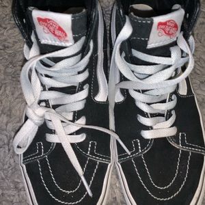 vans high tops size 9 in women’s
